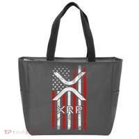 Xrp Cryptocurrency American Flag Tote Bag thumb 0