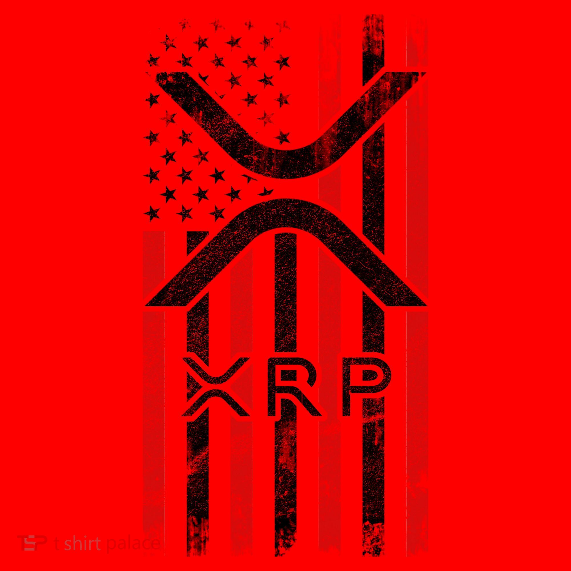 Xrp Cryptocurrency American Flag Santa Hat