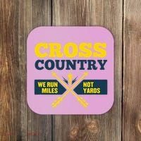 Xc Cross Country Coach Gift We Run Miles Coaster thumb 0