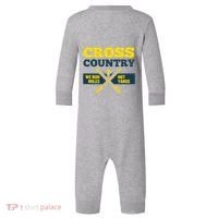 Xc Cross Country Coach Gift We Run Miles Infant Fleece One Piece thumb 0