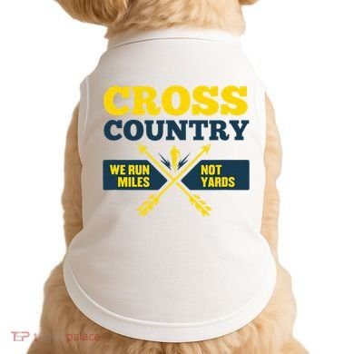 Xc Cross Country Coach Gift We Run Miles Doggie Tank