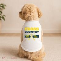 Xc Cross Country Coach Gift We Run Miles Doggie Tank thumb 2