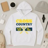 Xc Cross Country Coach Gift We Run Miles Hoodie thumb 3