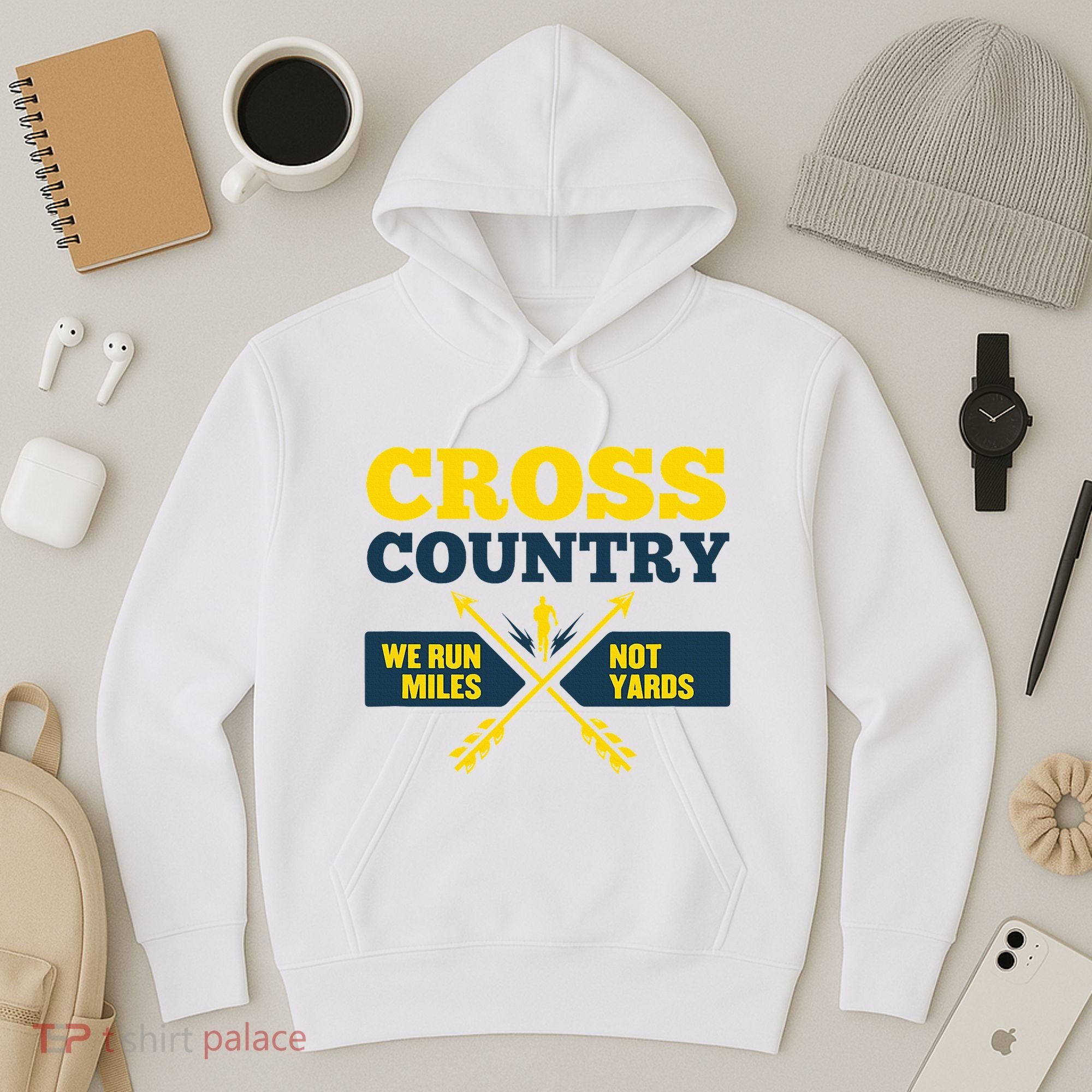 Xc Cross Country Coach Gift We Run Miles Hoodie