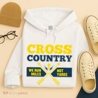 Xc Cross Country Coach Gift We Run Miles Hoodie thumb 4