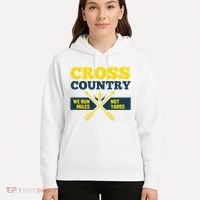 Xc Cross Country Coach Gift We Run Miles Hoodie thumb 5