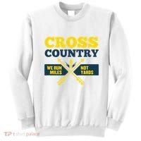 Xc Cross Country Coach Gift We Run Miles Sweatshirt thumb 0