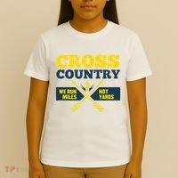 Xc Cross Country Coach Gift We Run Miles T-Shirt thumb 4
