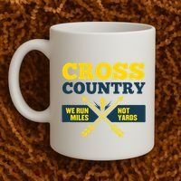 Xc Cross Country Coach Gift We Run Miles Coffee Mug thumb 2