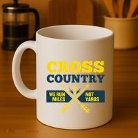 Xc Cross Country Coach Gift We Run Miles Coffee Mug thumb 4