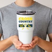 Xc Cross Country Coach Gift We Run Miles Tumbler thumb 2