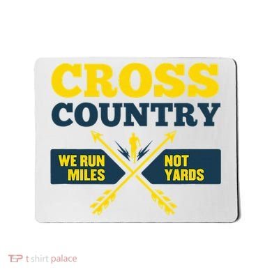 Xc Cross Country Coach Gift We Run Miles Mousepad