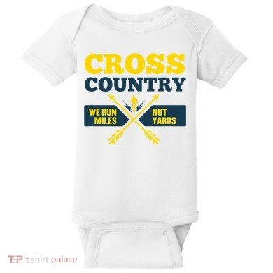 Xc Cross Country Coach Gift We Run Miles Baby Bodysuit