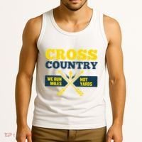 Xc Cross Country Coach Gift We Run Miles Tank Top thumb 3