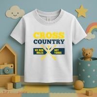 Xc Cross Country Coach Gift We Run Miles Toddler T-Shirt thumb 3