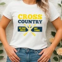 Xc Cross Country Coach Gift We Run Miles Women's T-Shirt thumb 2