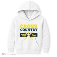 Xc Cross Country Coach Gift We Run Miles Kids Hoodie thumb 0