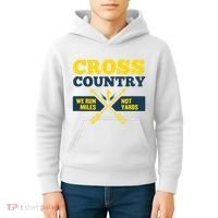 Xc Cross Country Coach Gift We Run Miles Kids Hoodie thumb 4