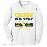 Xc Cross Country Coach Gift We Run Miles Kids Long Sleeve Shirt thumb 0