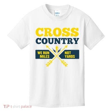 Xc Cross Country Coach Gift We Run Miles Kids T-Shirt