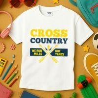 Xc Cross Country Coach Gift We Run Miles Kids T-Shirt thumb 3