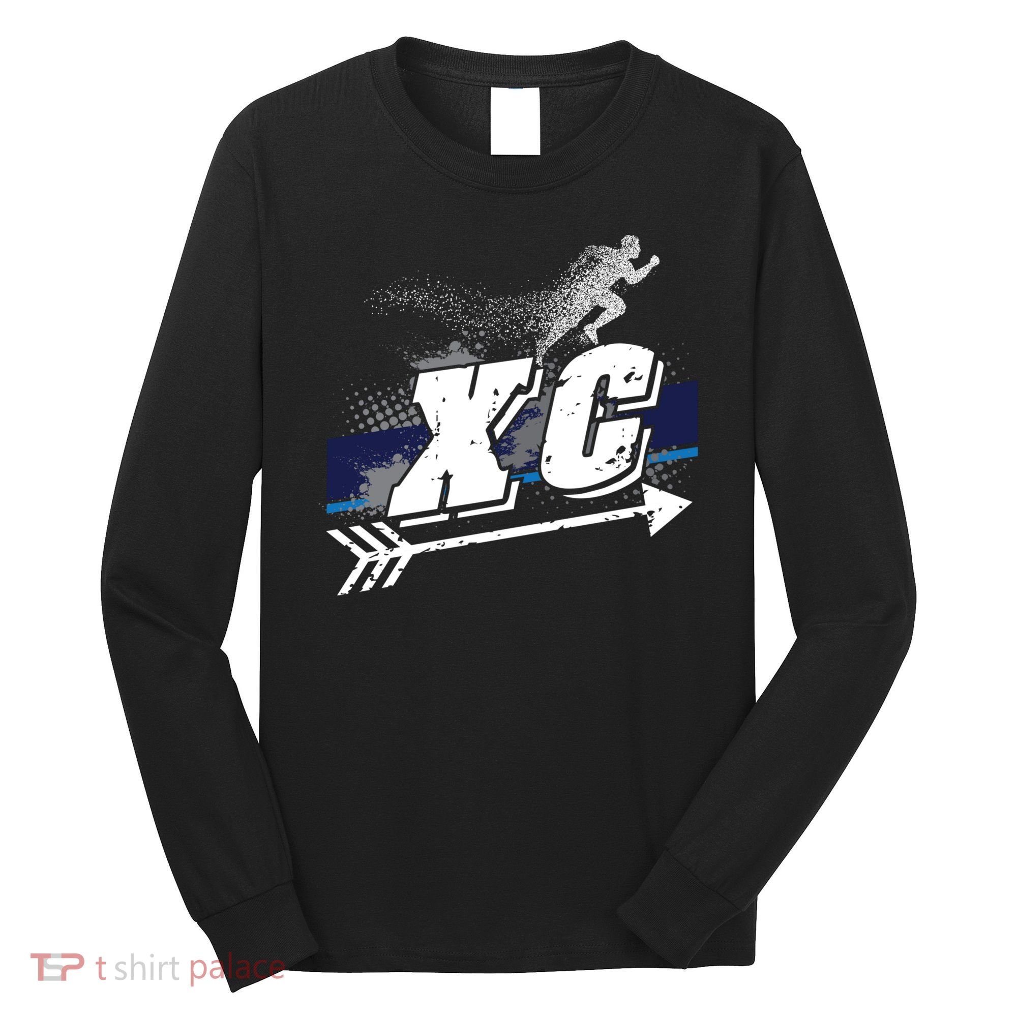 Xc Cross Country Runner Coaches Trainers Team Running Gift Long Sleeve Shirt