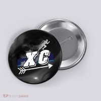 Xc Cross Country Runner Coaches Trainers Team Running Gift Button thumb 0