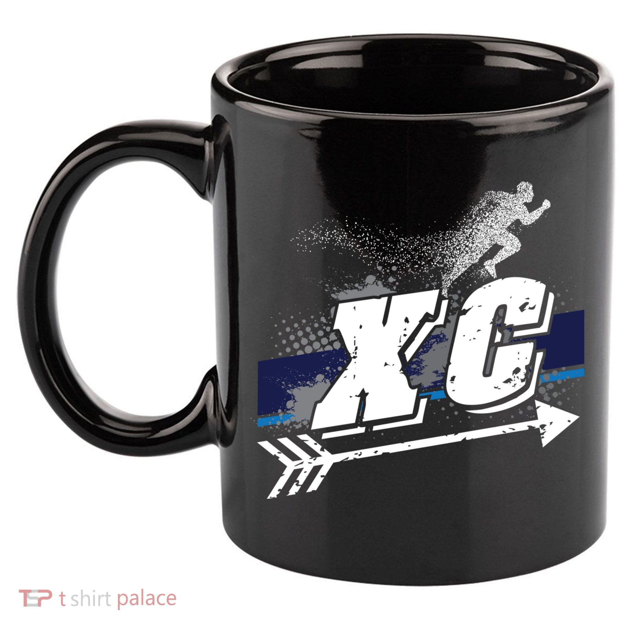 Xc Cross Country Runner Coaches Trainers Team Running Gift 11oz C Handle Ceramic Mug