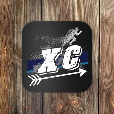 Xc Cross Country Runner Coaches Trainers Team Running Gift Coaster