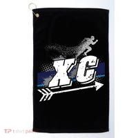 Xc Cross Country Runner Coaches Trainers Team Running Gift Golf Towel thumb 0