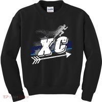 Xc Cross Country Runner Coaches Trainers Team Running Gift Kids Sweatshirt thumb 0