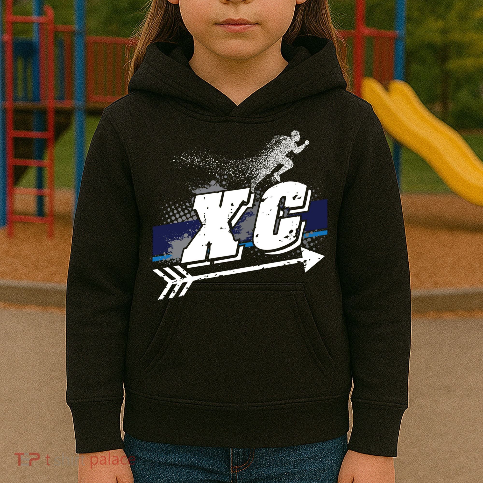 Xc Cross Country Runner Coaches Trainers Team Running Gift Kids Hoodie
