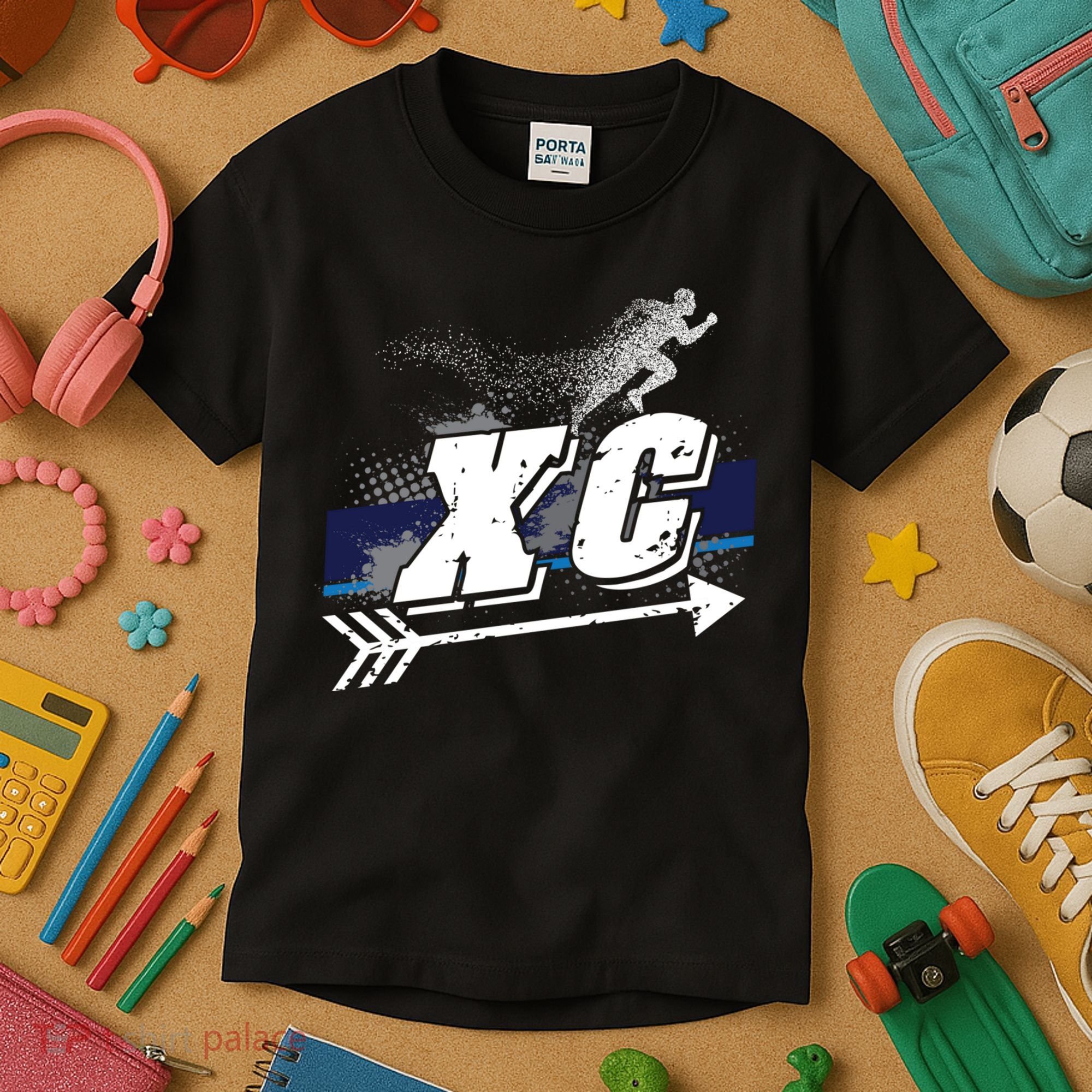 Xc Cross Country Runner Coaches Trainers Team Running Gift Kids T-Shirt