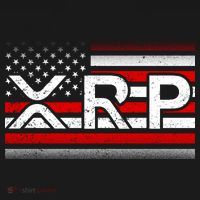 XRP Cryptocurrency Distressed USA American Flag Bucket Hat thumb 4
