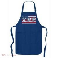 XRP Cryptocurrency Distressed USA American Flag Apron thumb 0