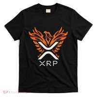 Xrp Crypto Gifts & Apparel Xrp Xrp Cryptocurrency Xrp Logo Rising Phoenix Xrp T-Shirt thumb 0
