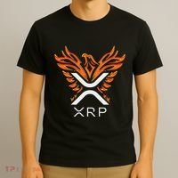 Xrp Crypto Gifts & Apparel Xrp Xrp Cryptocurrency Xrp Logo Rising Phoenix Xrp T-Shirt thumb 3