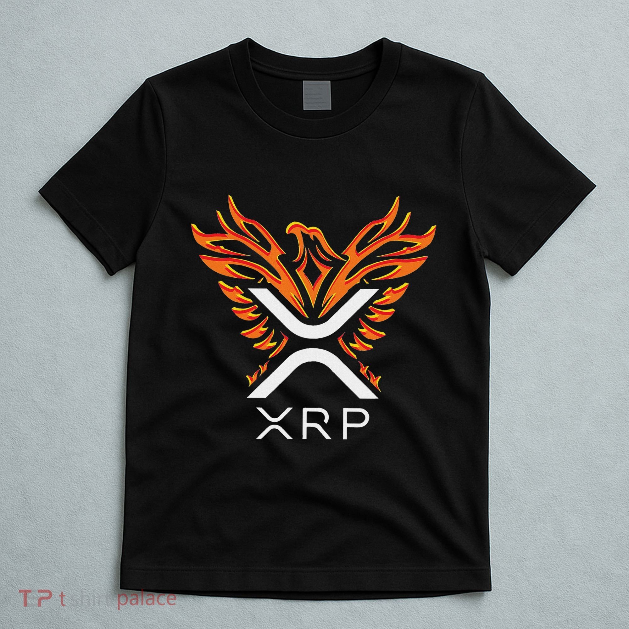Xrp Crypto Gifts & Apparel Xrp Xrp Cryptocurrency Xrp Logo Rising Phoenix Xrp T-Shirt