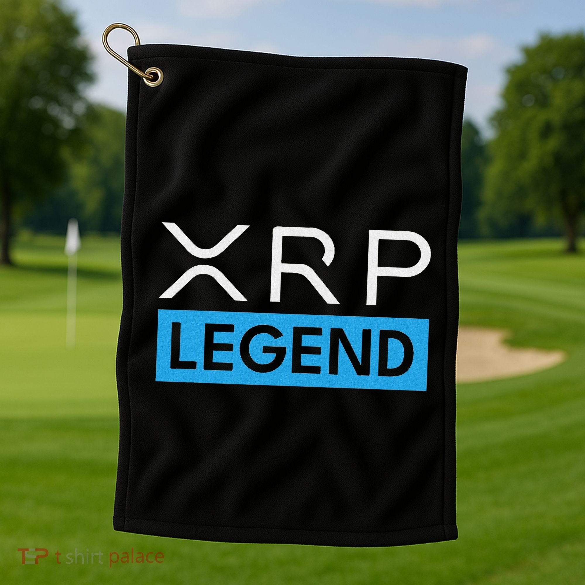 Xrp Crypto Legend Golf Towel