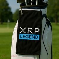 Xrp Crypto Legend Golf Towel thumb 2