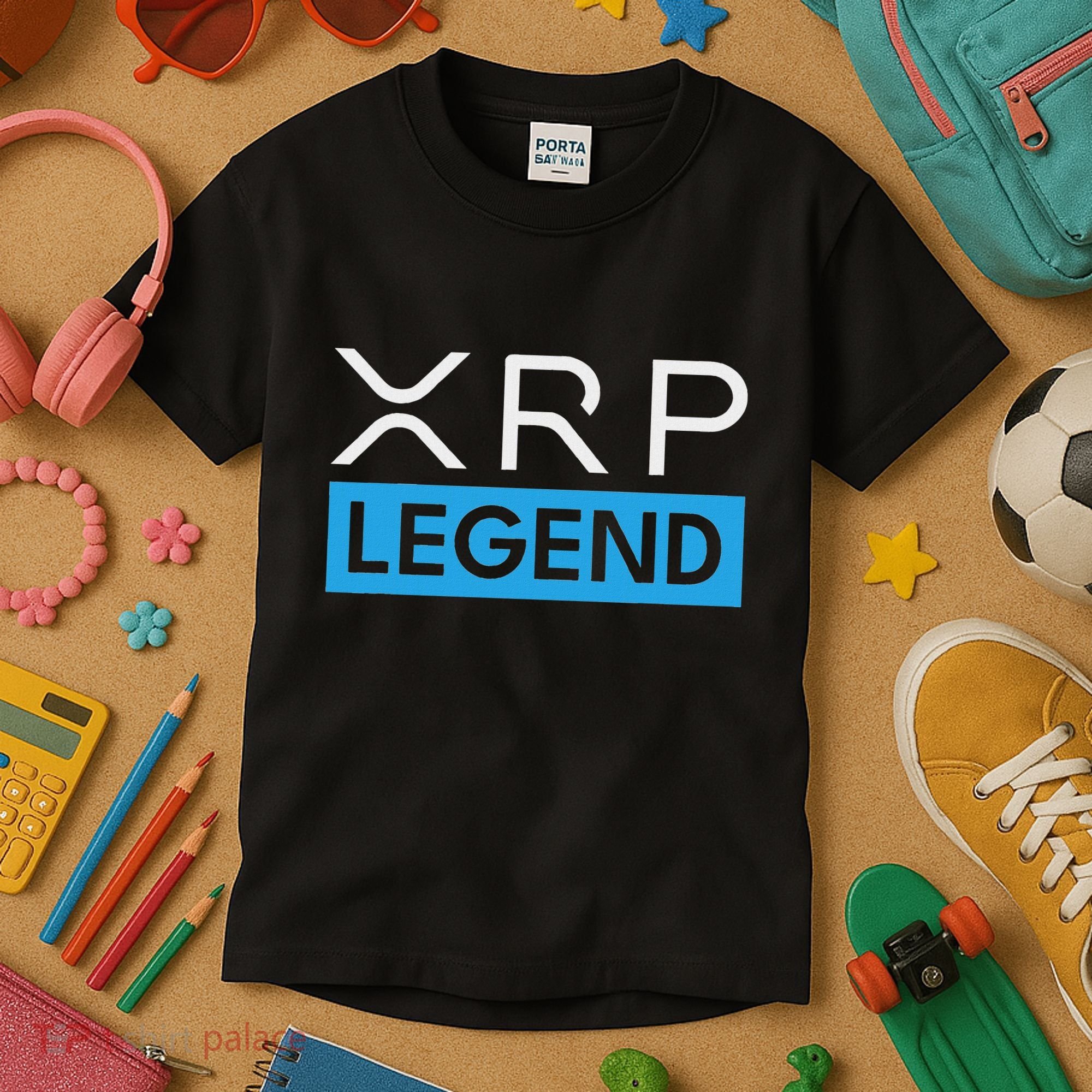 Xrp Crypto Legend Kids T-Shirt