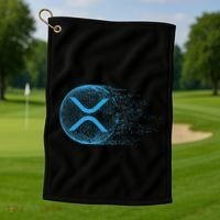 Xrp Crypto Merchandise Golf Towel thumb 1