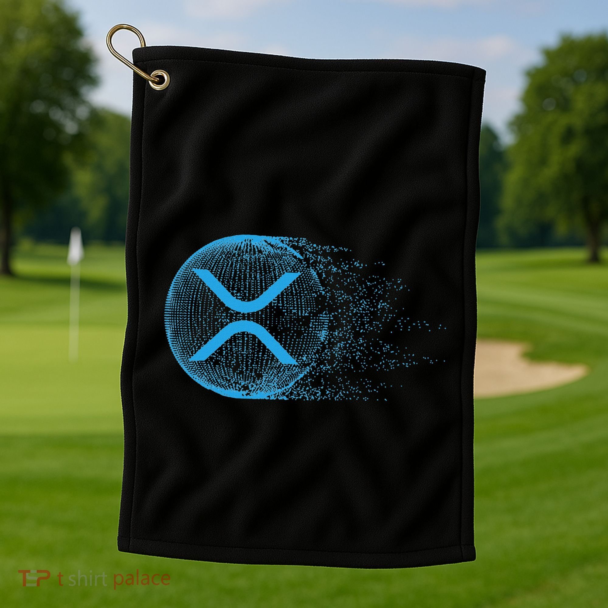Xrp Crypto Merchandise Golf Towel