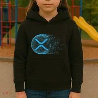 Xrp Crypto Merchandise Kids Hoodie thumb 3
