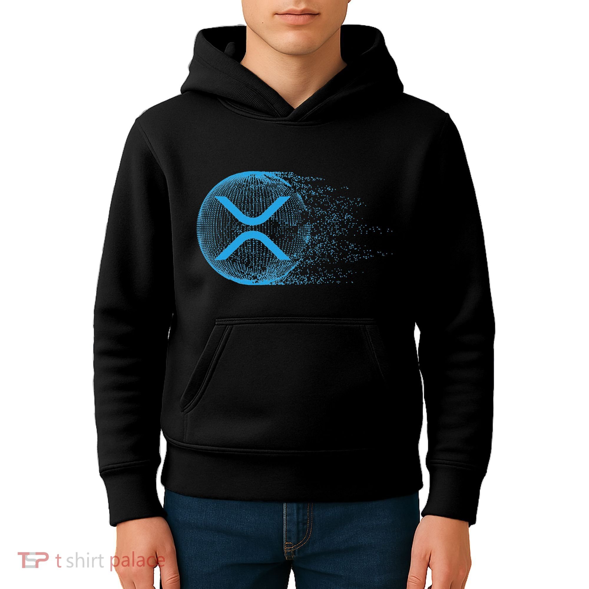 Xrp Crypto Merchandise Kids Hoodie