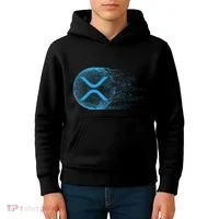Xrp Crypto Merchandise Kids Hoodie thumb 4