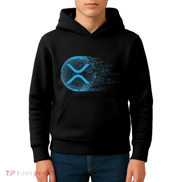 Xrp Crypto Merchandise Kids Hoodie