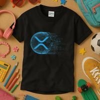 Xrp Crypto Merchandise Kids T-Shirt thumb 3