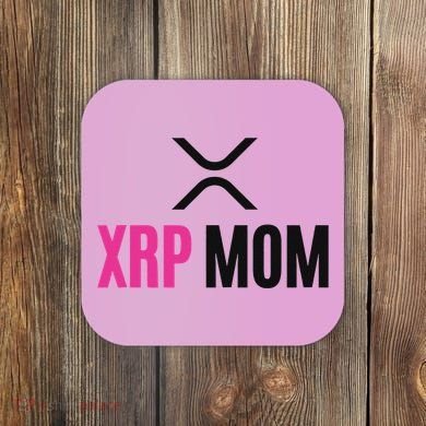 Xrp Crypto Mom Matching Couple Coaster