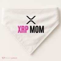 Xrp Crypto Mom Matching Couple USA-Made Doggie Bandana thumb 0